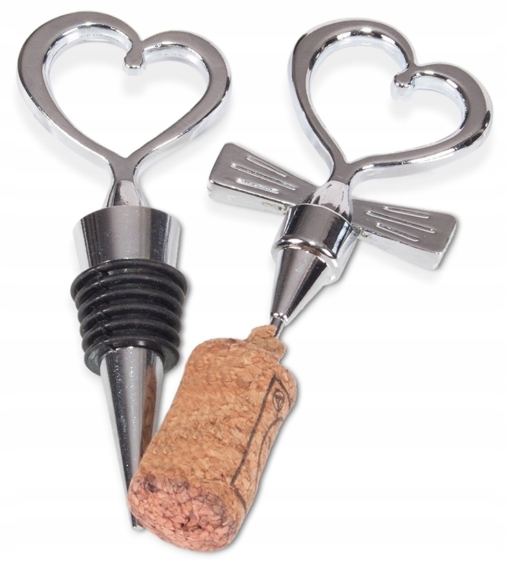 Korkociąg z zatyczką do wina - Zestaw na prezent