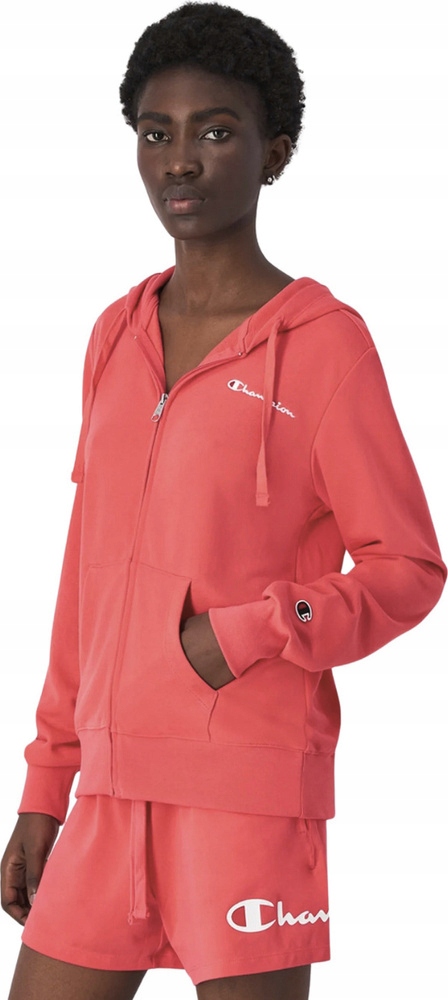Mikina Champion Full Zip Hoodie Sweatshirt Růžová 118099 PS203 vel. M