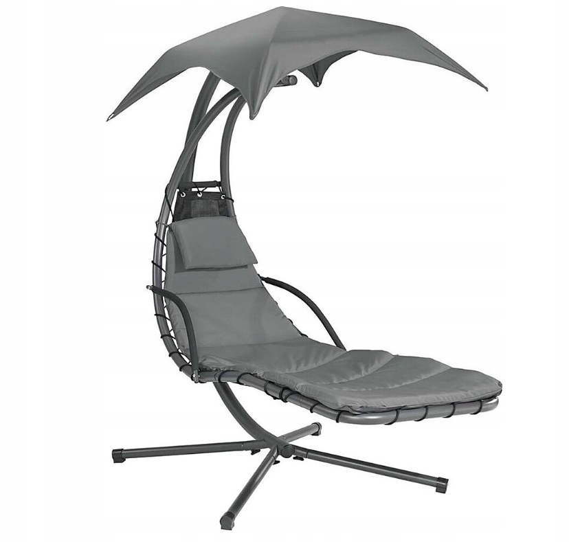 Fotel wiszący ogrodowy leżak Palm Grey Vimar