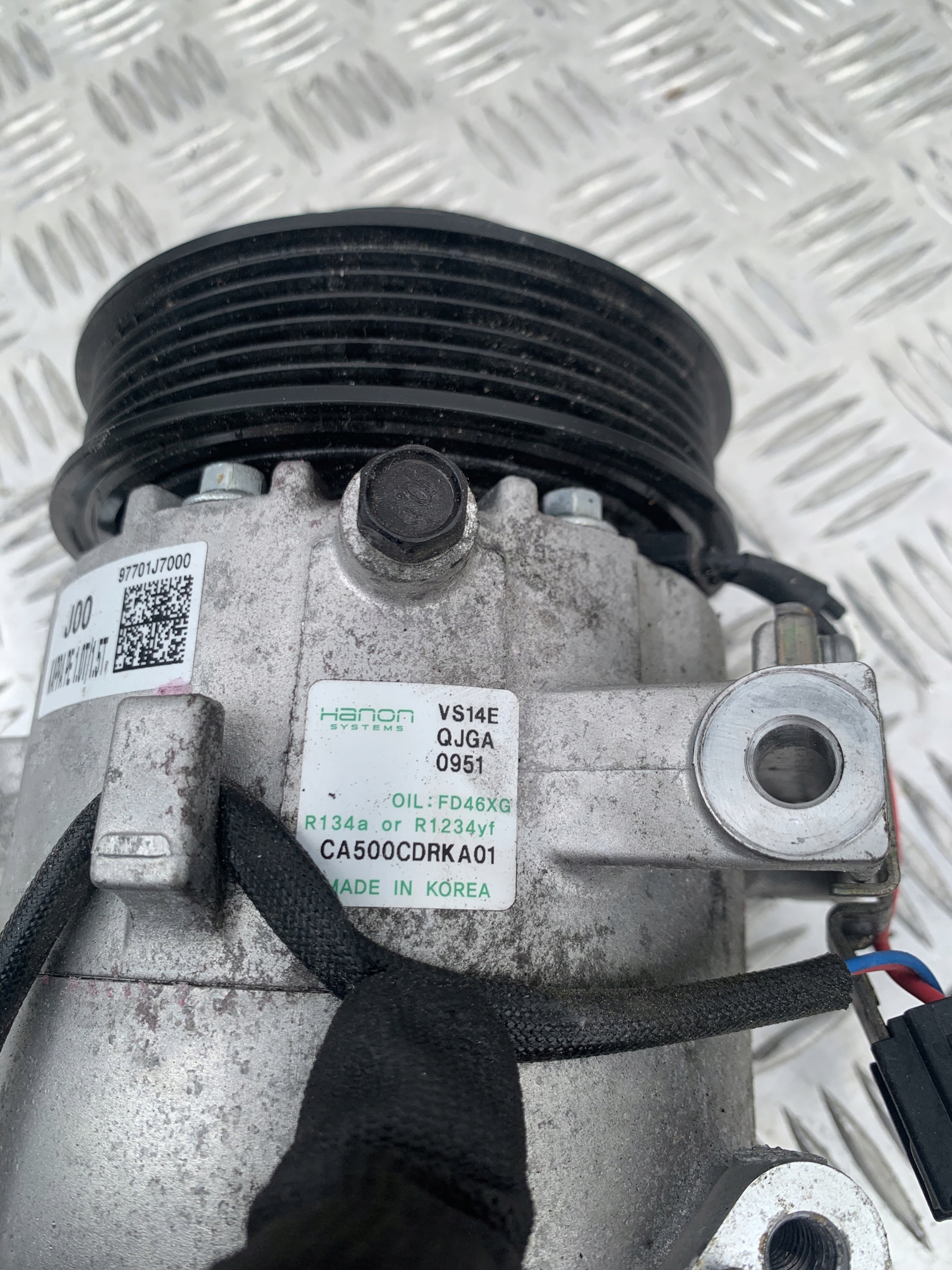 компрессор кондиционера kia CEED III универсал РЕСТАЙЛИНГ 21-