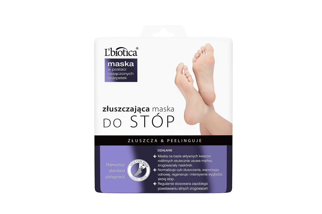 

L'biotica Skarpetki Złuszczające Do Stóp Maska