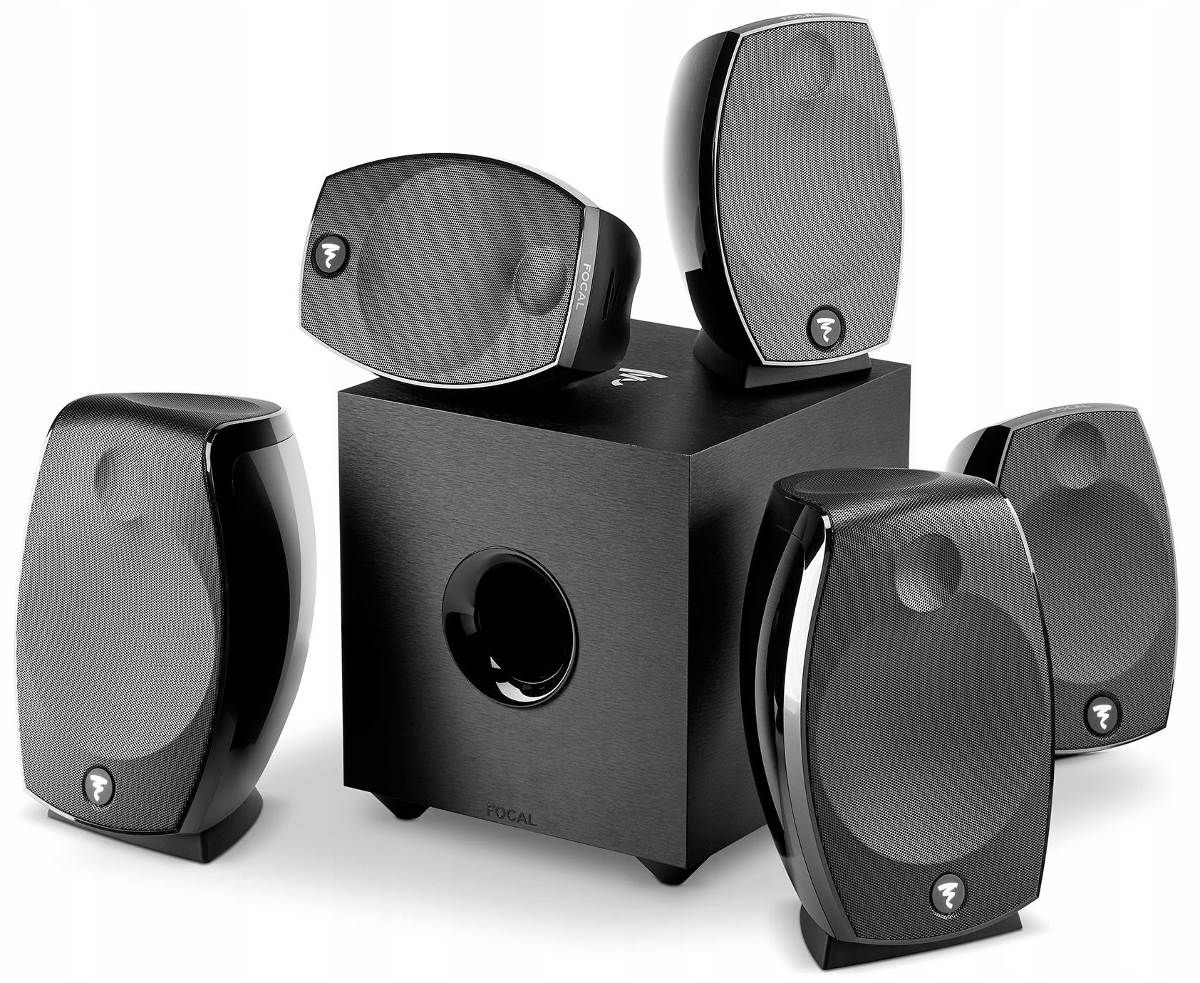 Focal Sib Evo Atmos Kompletní Systém Domácího Kina 5.1.2 Subwoofer, Eisa