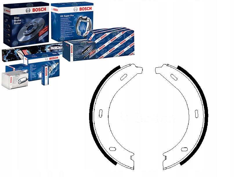 Sada Brzdových Čelistí Bosch 24204720 A00 34207