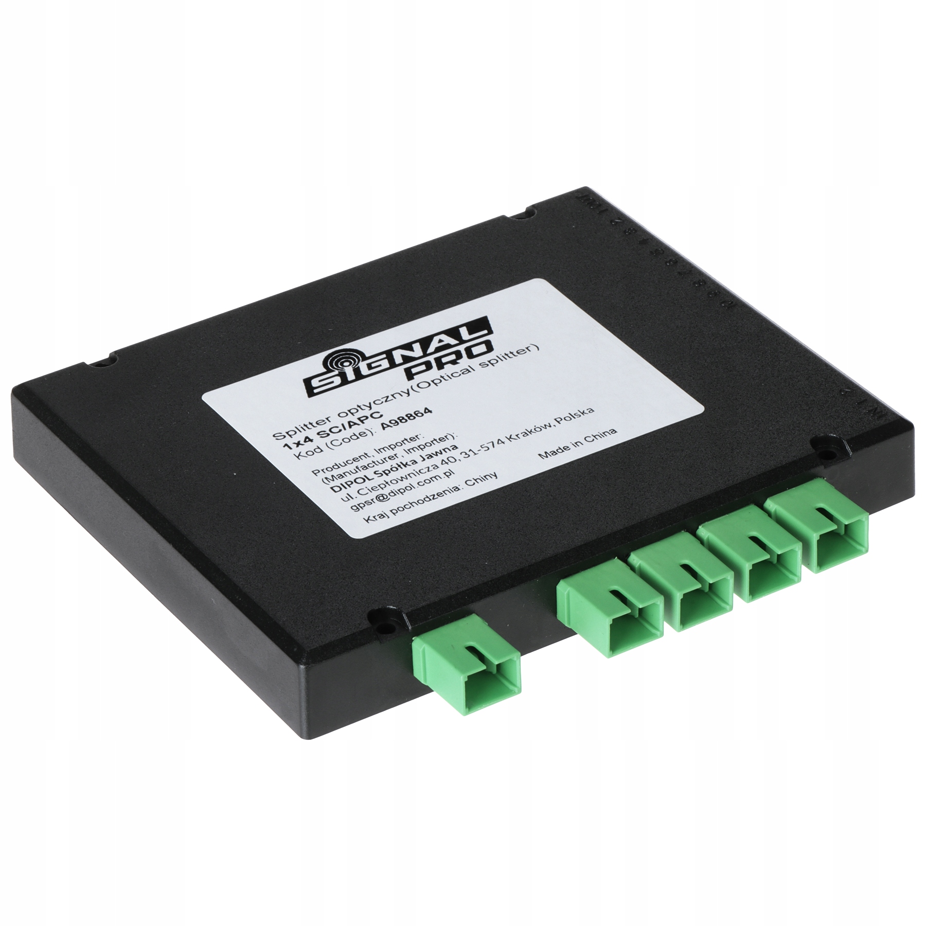 Optický Splitter SO-1/4-SC/APC-SIG Signal Pro