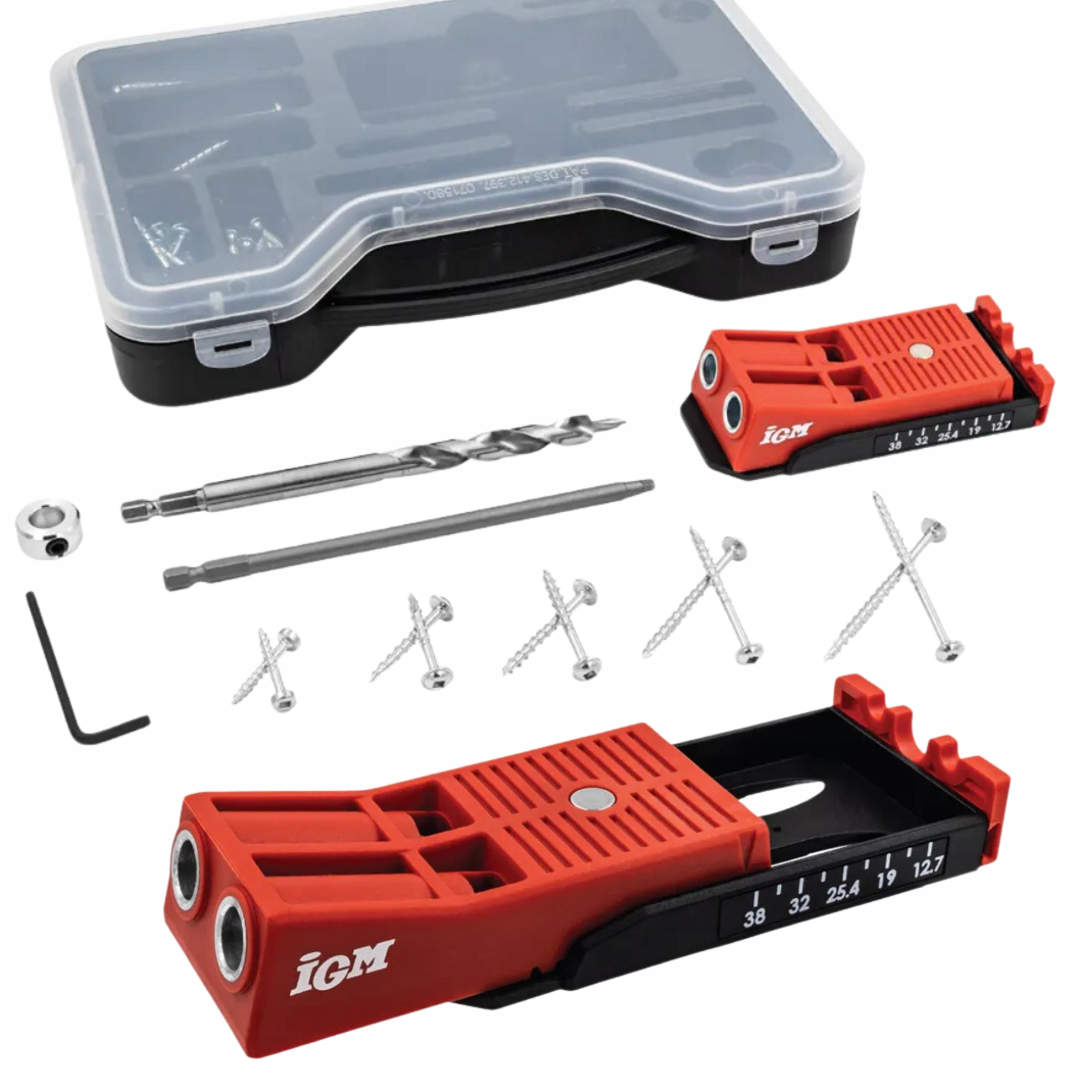 Zestaw Do Wykonywania Połączeń Kieszeniowych Ukryty Wkręt Tuleja Z Magnesem