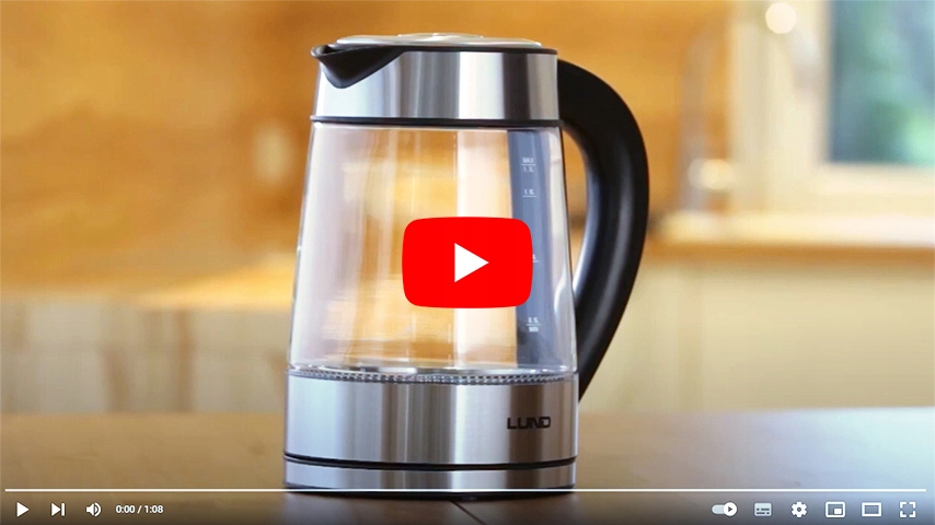 CZAJNIK ELEKTRYCZNY SZKLANY LED 1,7 ZMIANA KOLORÓW Filtr tak