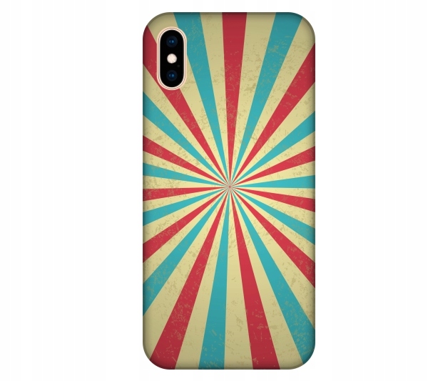 

Etui na telefon iPhone Xs Max Retro wzór cyrk