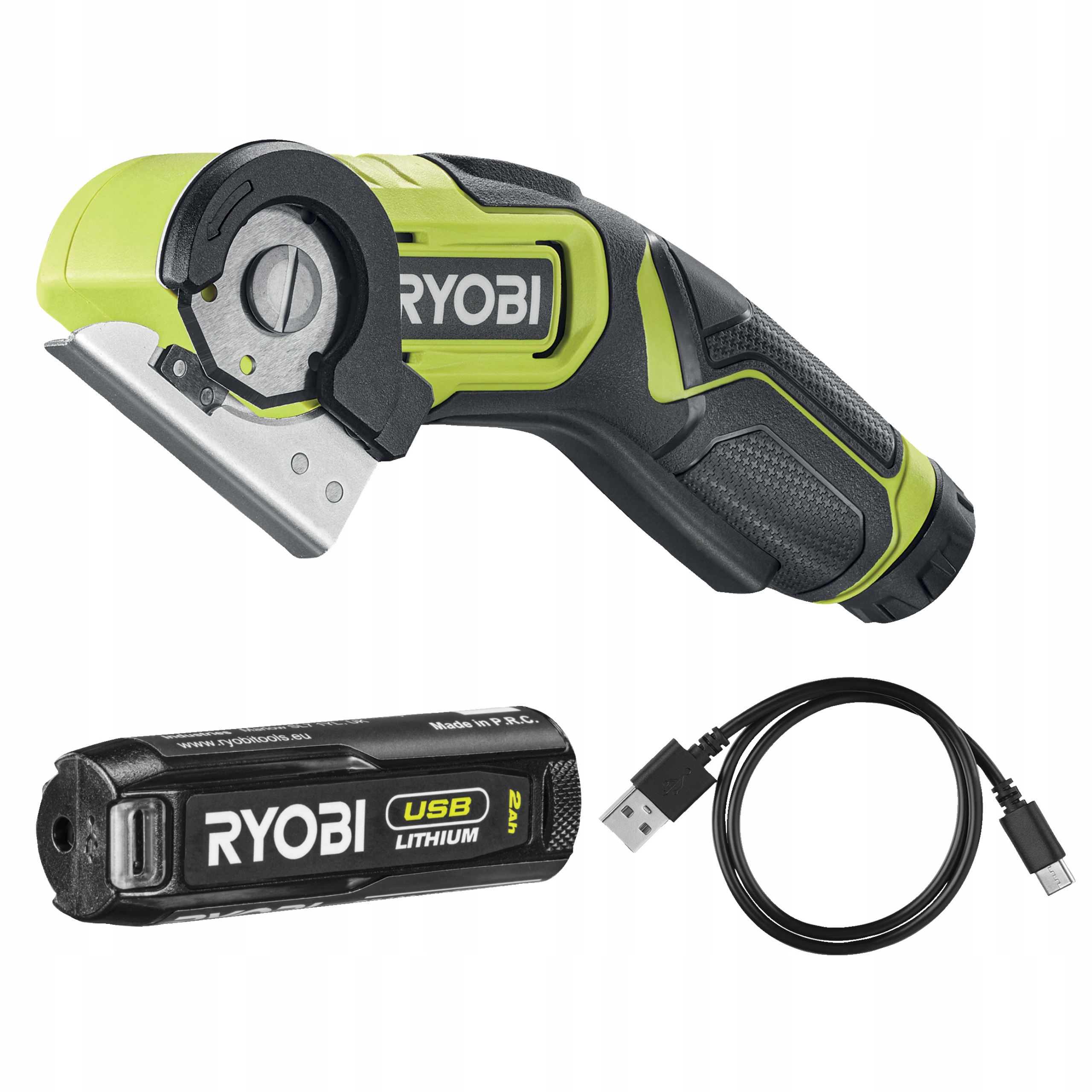 Ryobi Nôž na rezanie 4V Usb Lithium Akumulátor 2.0Ah a nabíjací kábel