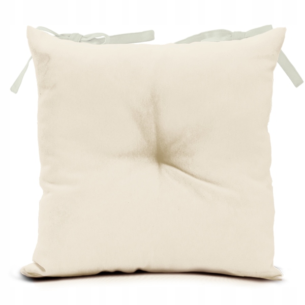 

2 x Poduszka Na Krzesło Z Troczkami 45X45 cm