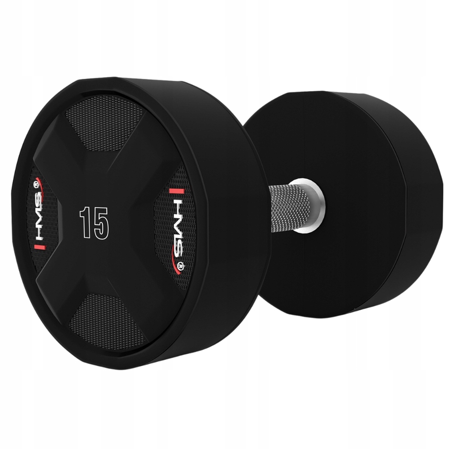 Hms Závaží Polyuretanová činka pro fitness cvičení 15 kg