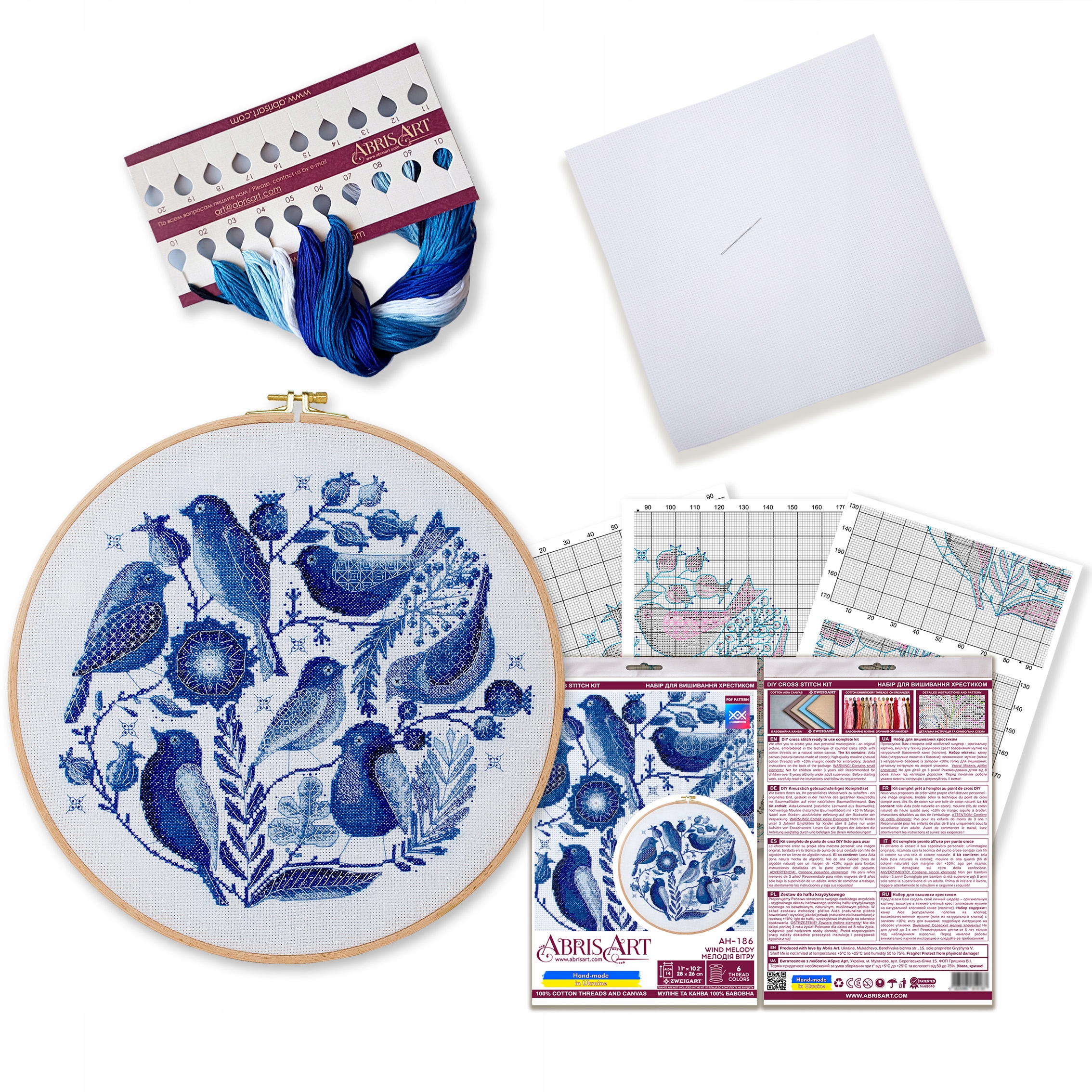 Sada Diy Křížová výšivka "Melody of the Wind"