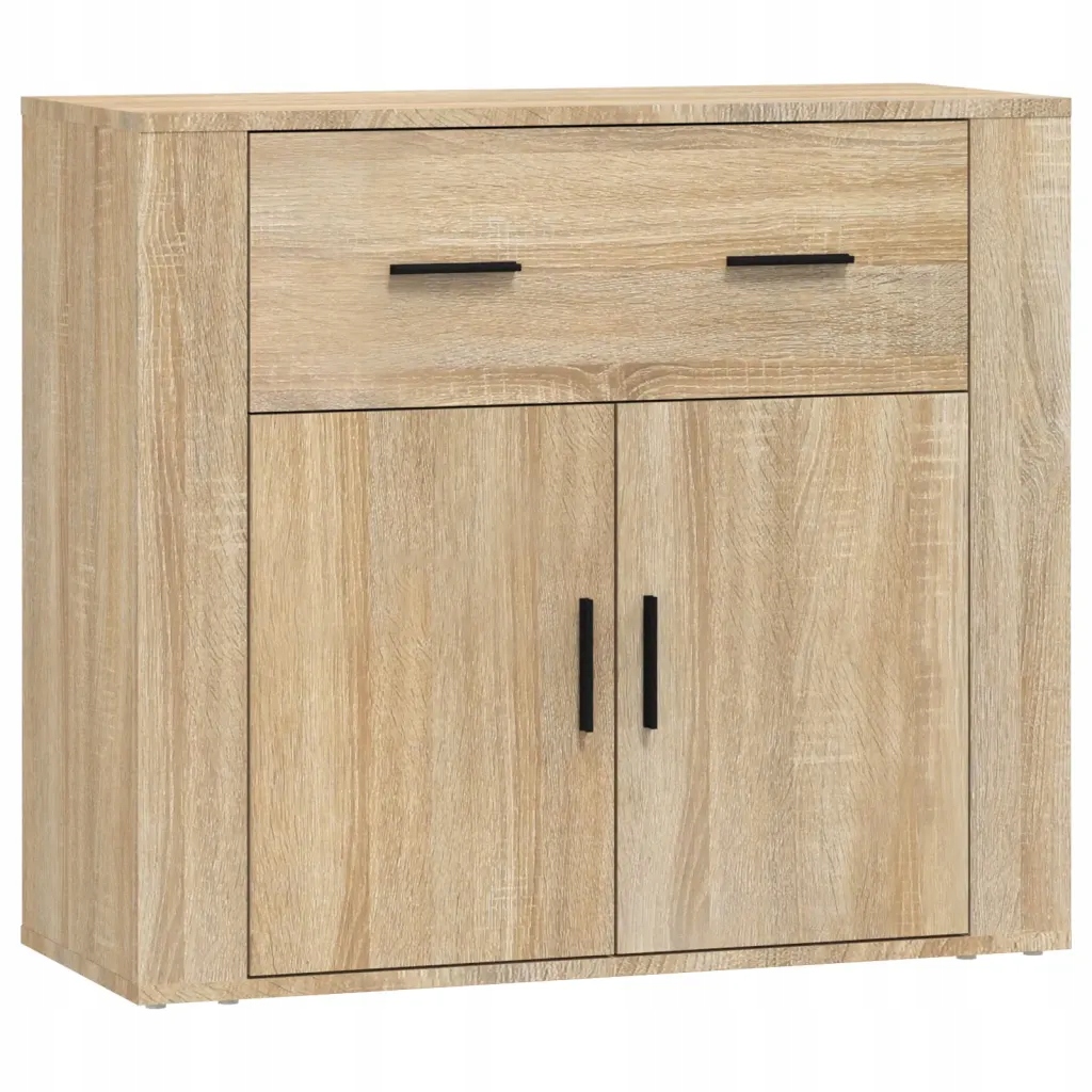 Szafka, dąb sonoma, 80x33x70 cm, materiał drewno