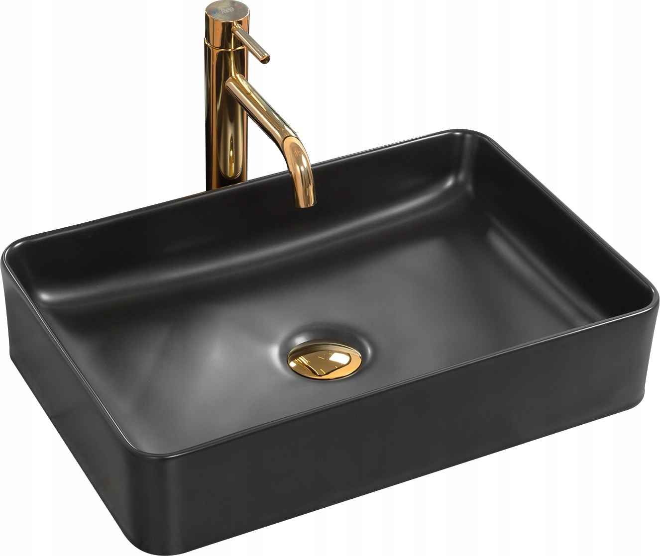 

Umywalka Ceramika Nablatowa Avia Black Mat - Rea