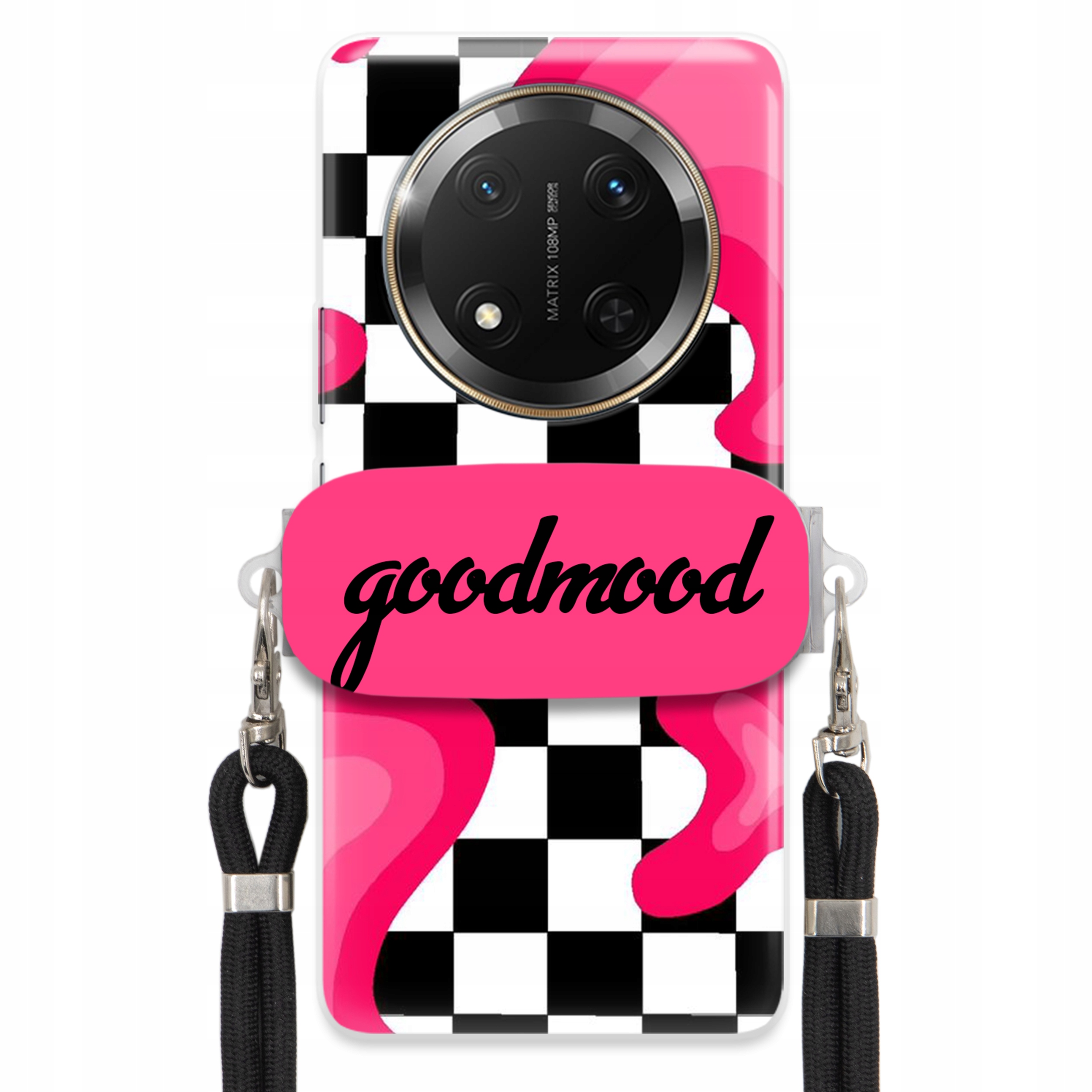 Pouzdro Pro Honor Magic 7 Lite Sada Pouzder Držák Na Vodítko Černá For Teen Splash