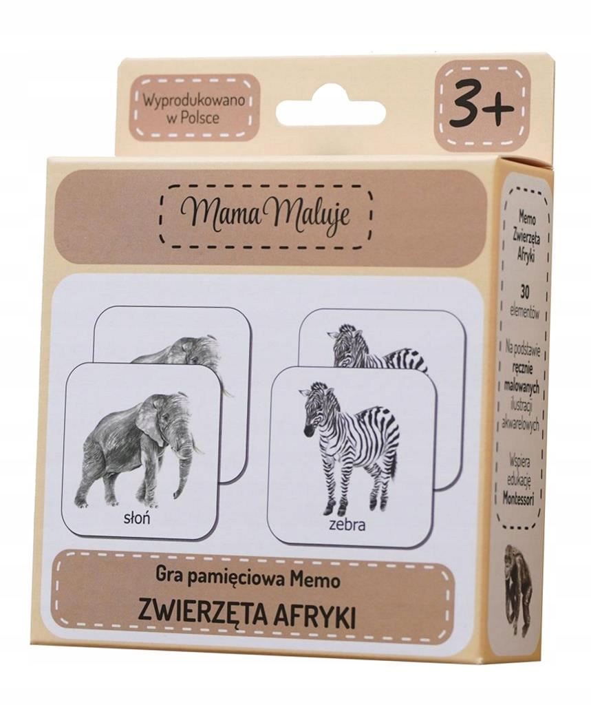 MEMO ZWIERZĘTA AFRYKI