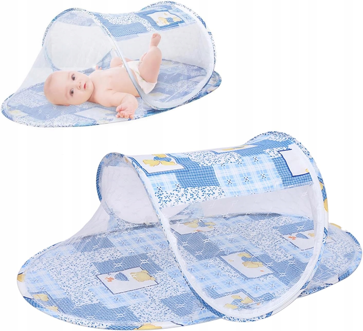 Skládací moskytiéra pro miminka pro miminka, 108 x 63 x 38 cm