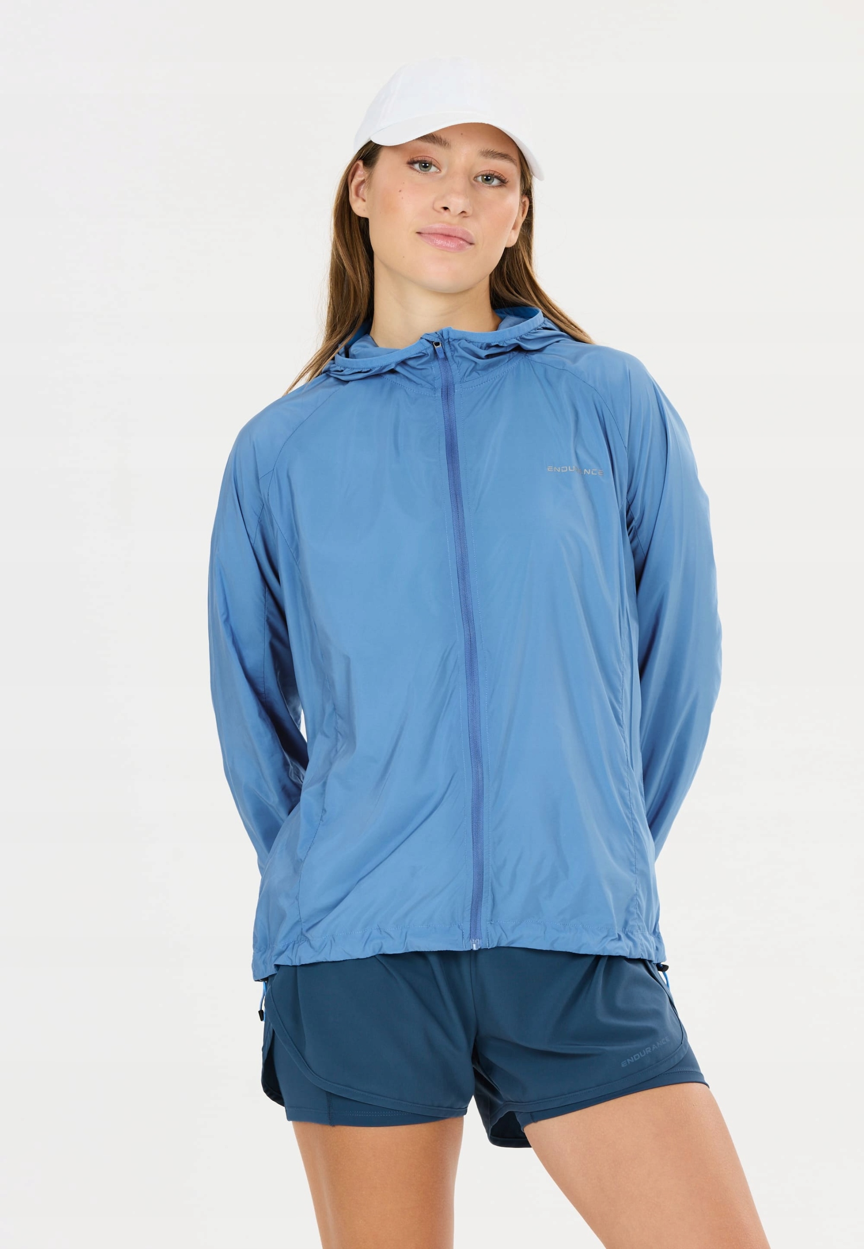 Dámská běžecká bunda Endurance Siony Light Jacket Modrá 34