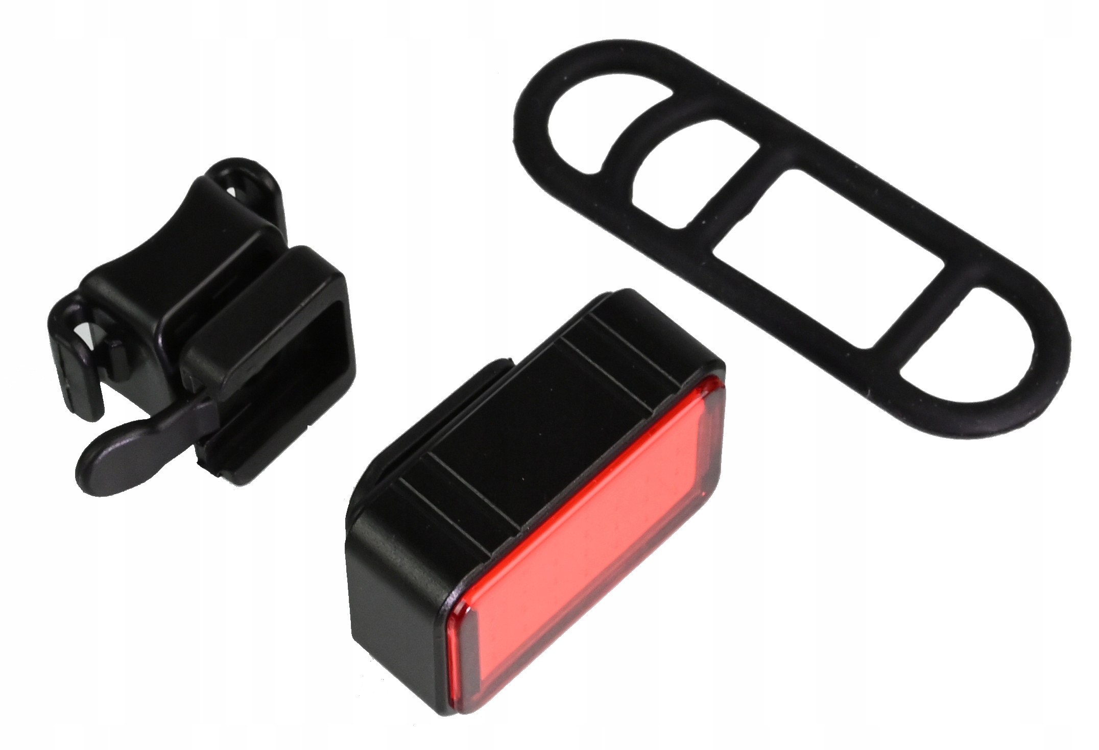 MOCNA LAMPKA ROWEROWA TYLNA Z UCHWYTEM USB LED AKUMULATOR 350mAh ZESTAW Liczba trybów świecenia 6