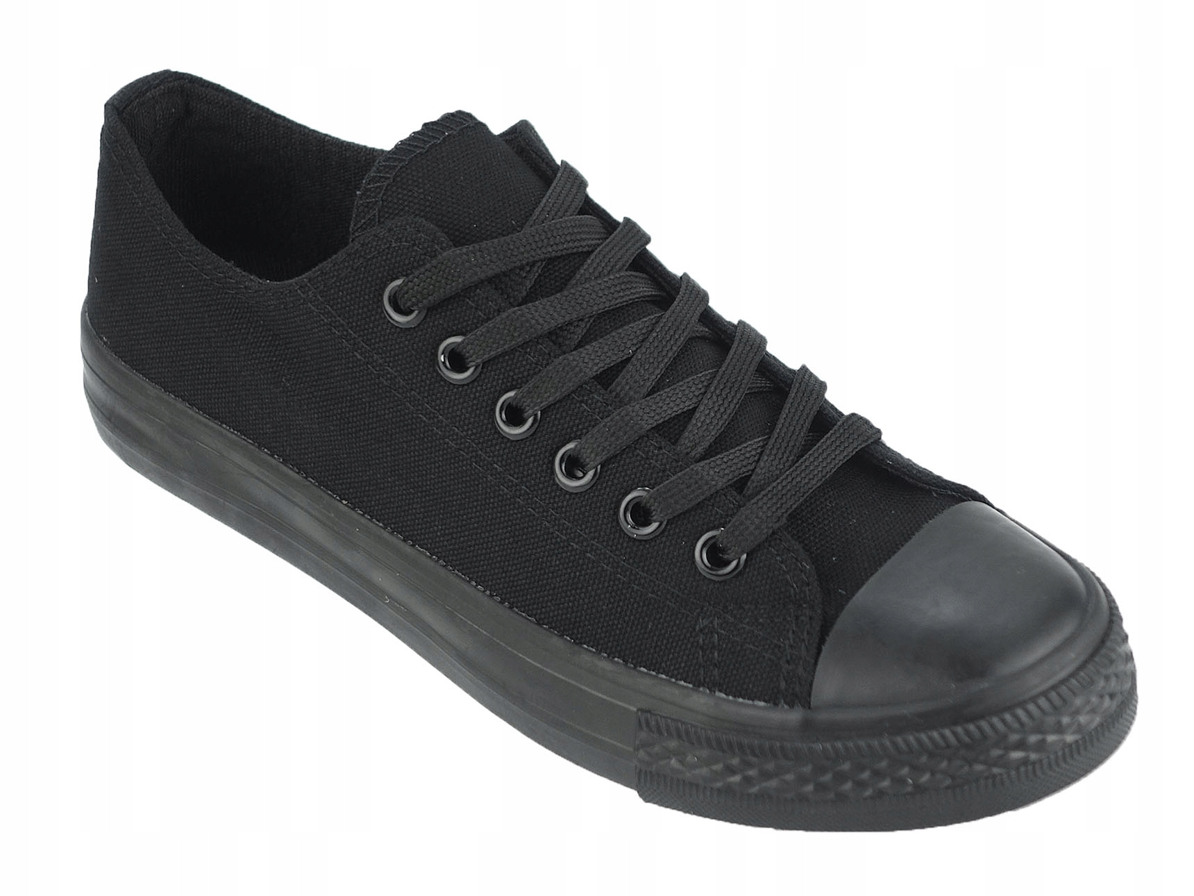 

Niskie Trampki Tenisówki Czarne Młodzieżowe