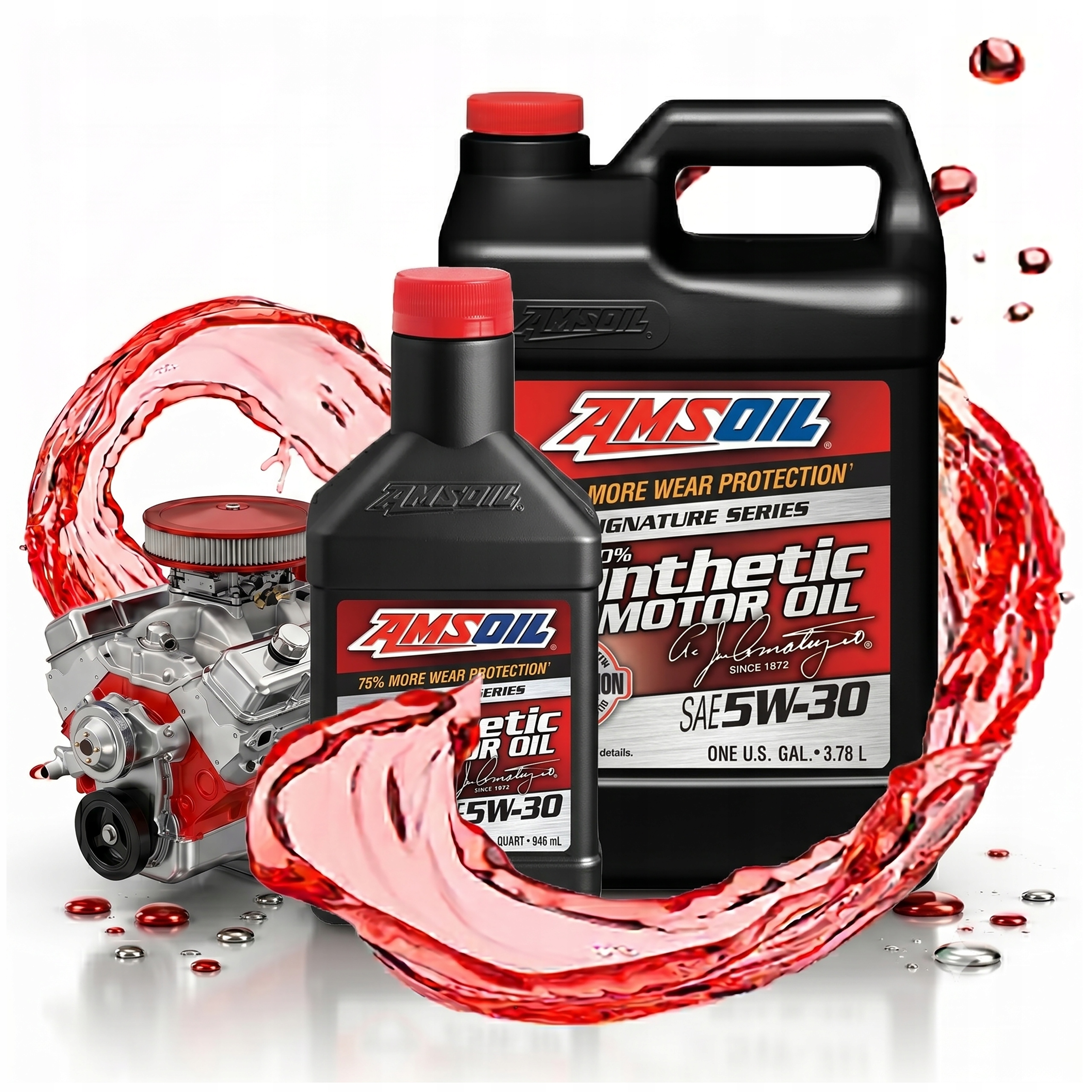 Syntetický Motorový Olej Amsoil 5W30 Signature 100 % Synth Asl 4,73