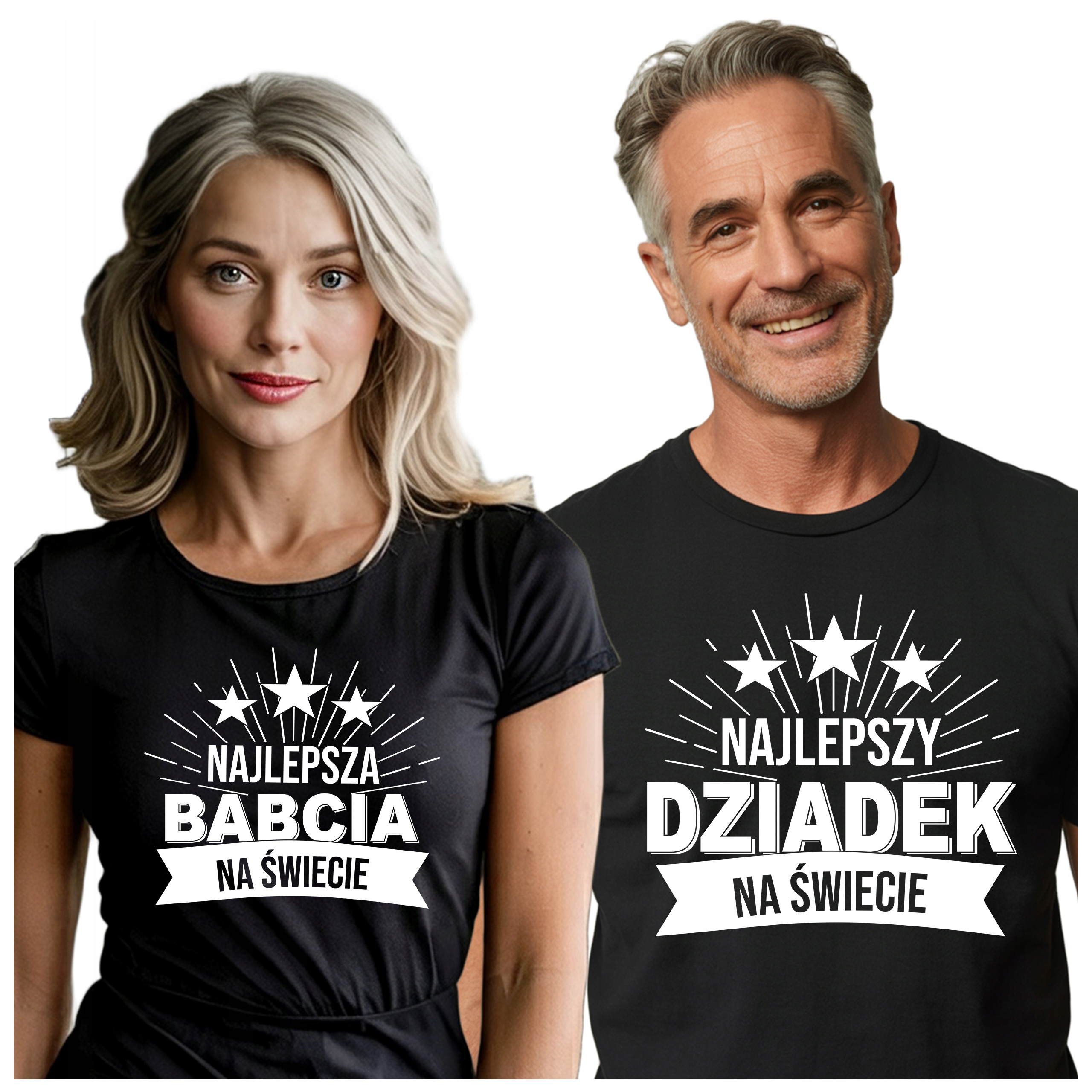 Sada triček pro babičku a dědečka na Den dědečka a babičky jako Dárek 3X