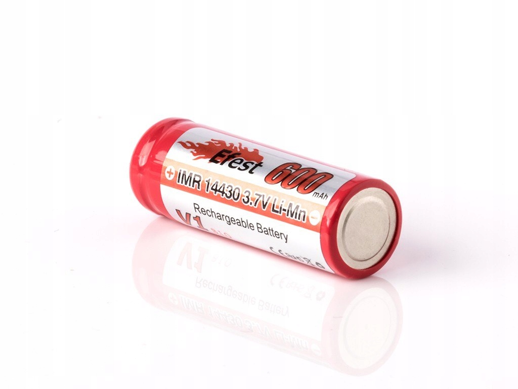 

Efest IMR14430 600mAh 3,6V 3,7V Li-ion