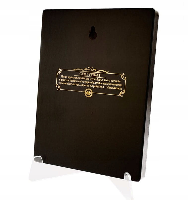 IKONA OBRAZ ŚWIETA RITA Z CASCII NA DESCE upominek prezent PRODUKT POLSKI Marka inna