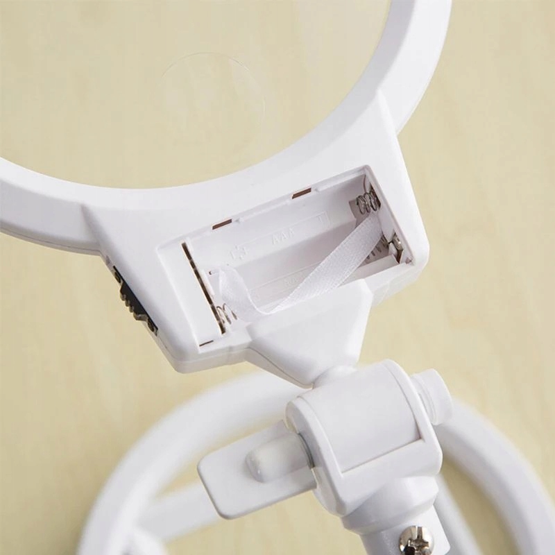 DUŻA LUPA KOSMETYCZNA SZKŁO POWIĘKSZAJĄCE LED 6x Kod producenta 20123