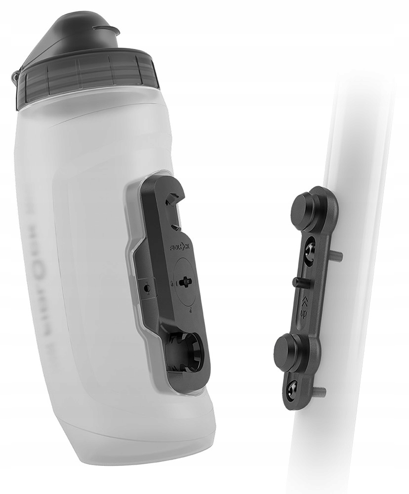 Bidon Fidlock Twist 590 ml przezroczysty komplet baza miękki magnetyczny