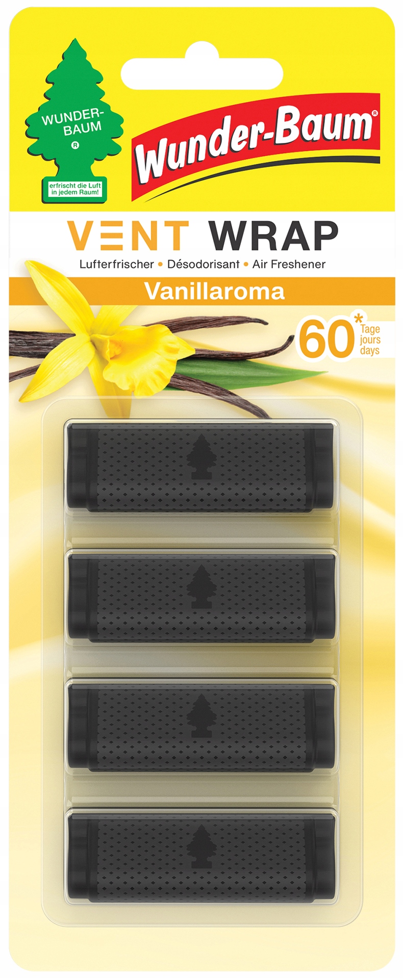 WUNDER BAUM VENT WRAP - ODŚWIEŻACZ - VANILLAROMA