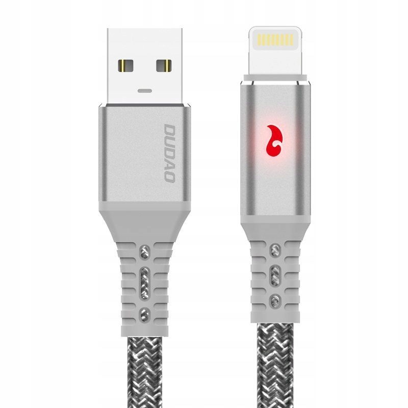 

Dudao kabel przewód Usb - Lightning 1 m 3 A z diod