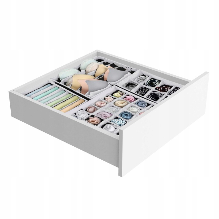 Szafa przesuwna z lustrem SZUFLADY 232 cm Głębokość mebla 60 cm