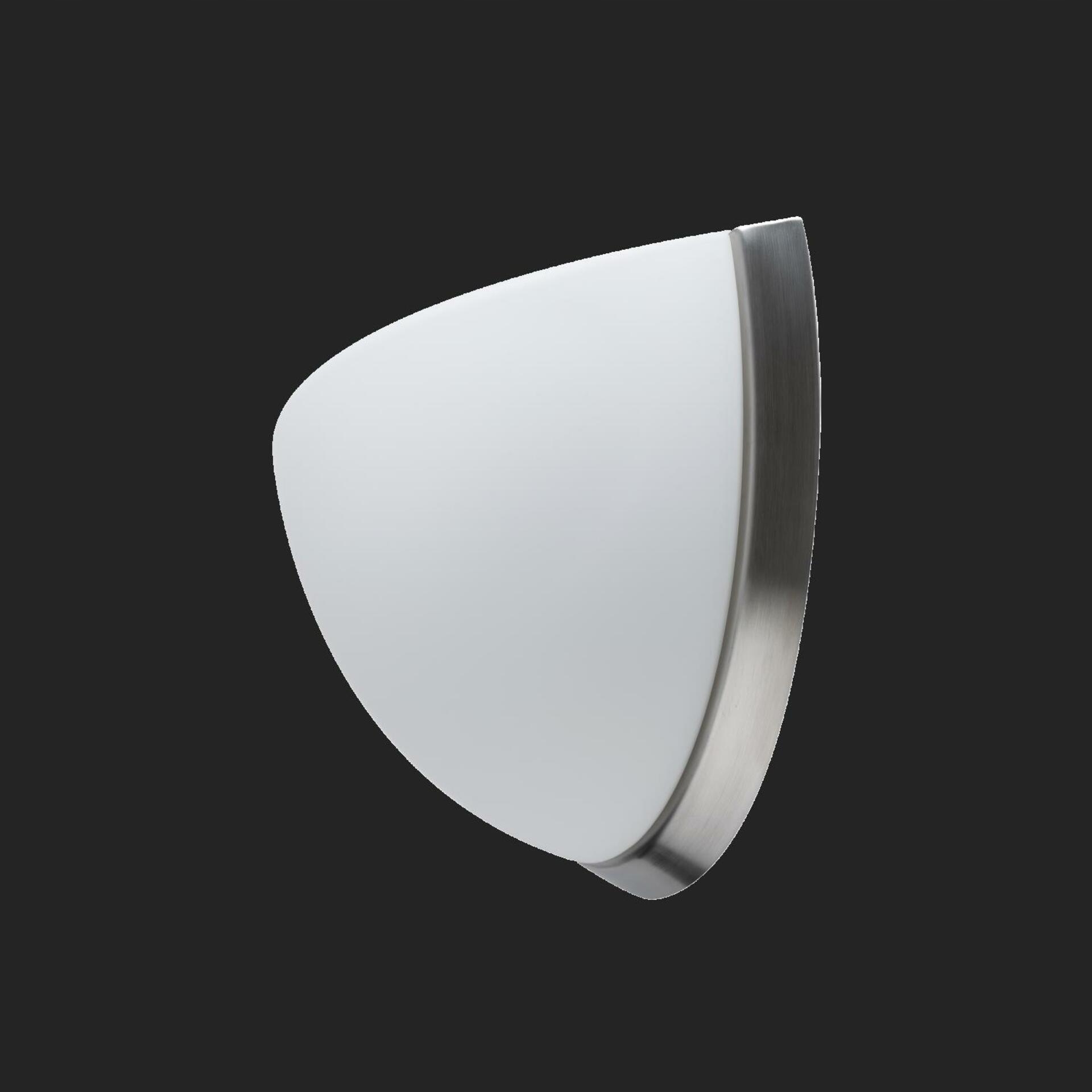 Osmont 59457 Nela DL2 nástenné sklenené svietidlo nerez brúsená biela IP43