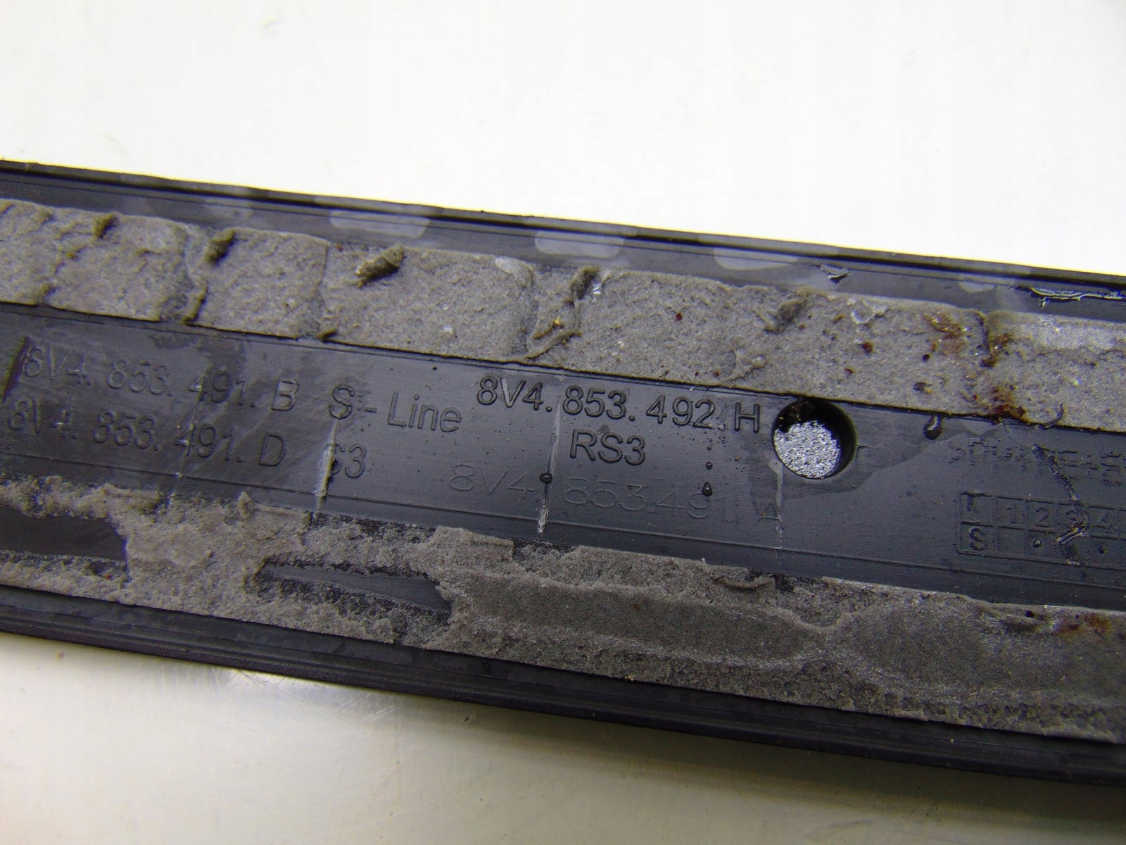 moulding threshold right front front AUDI A3 8V RS3