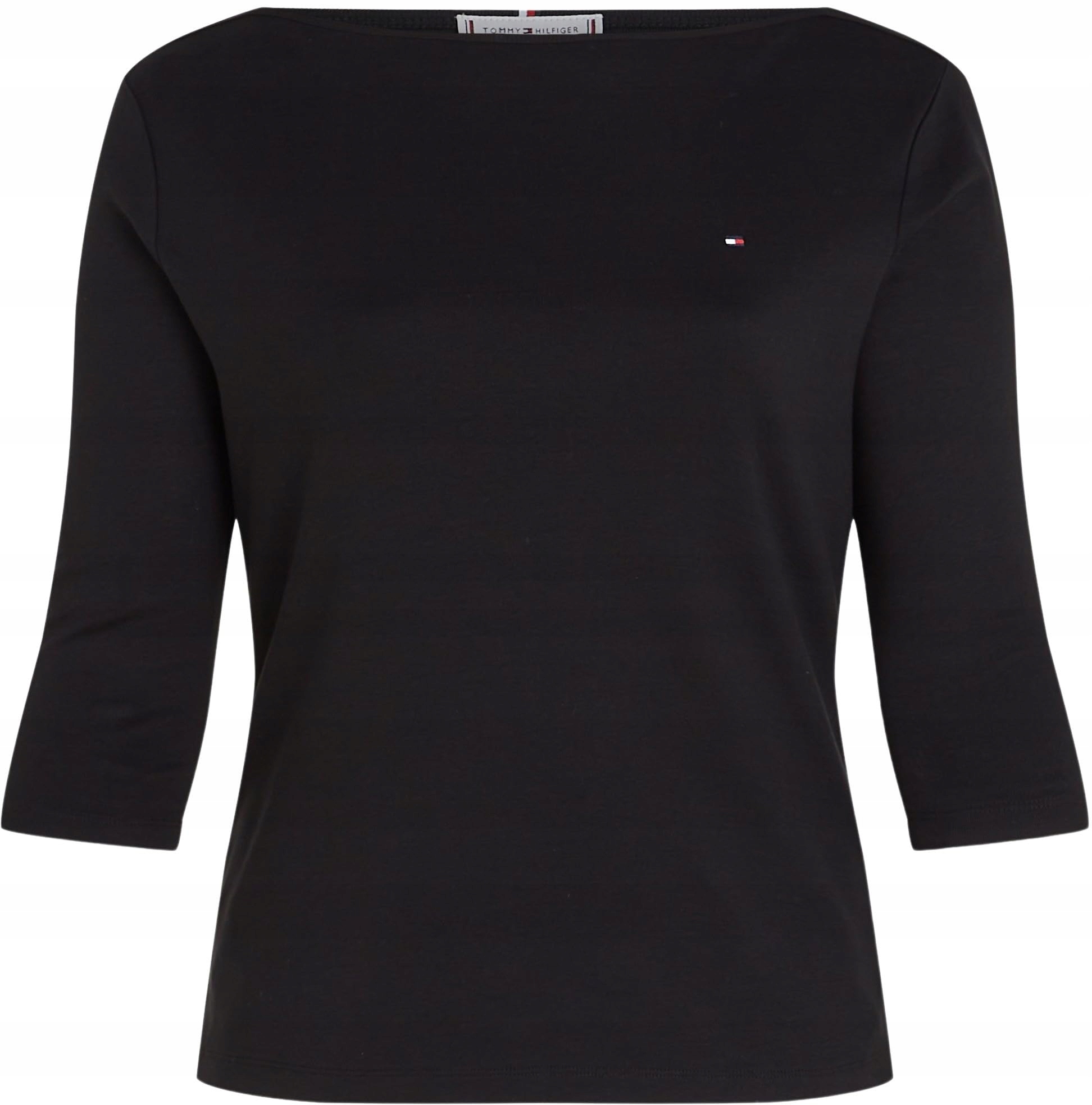 Dámské tričko serek/dekolt V výstřih Tommy Hilfiger velikost 50 barva černá