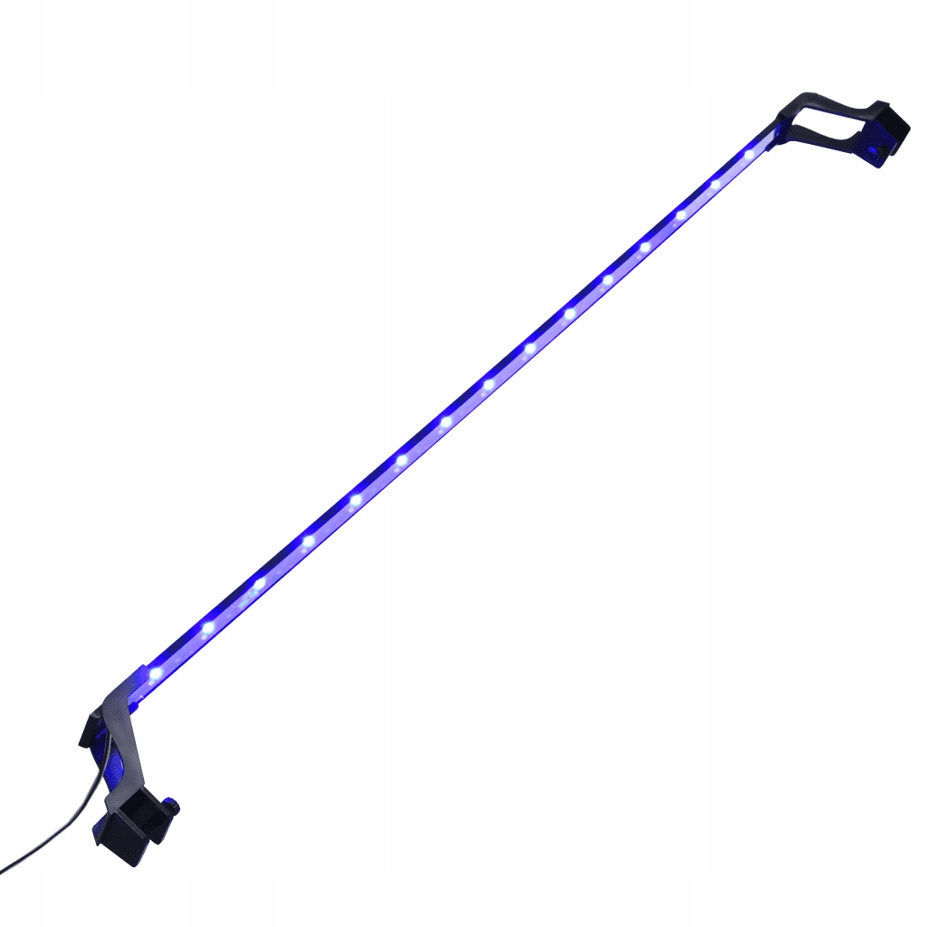 Levně Led světlo do akvária se svorkami 155-130 cm modré a bílé