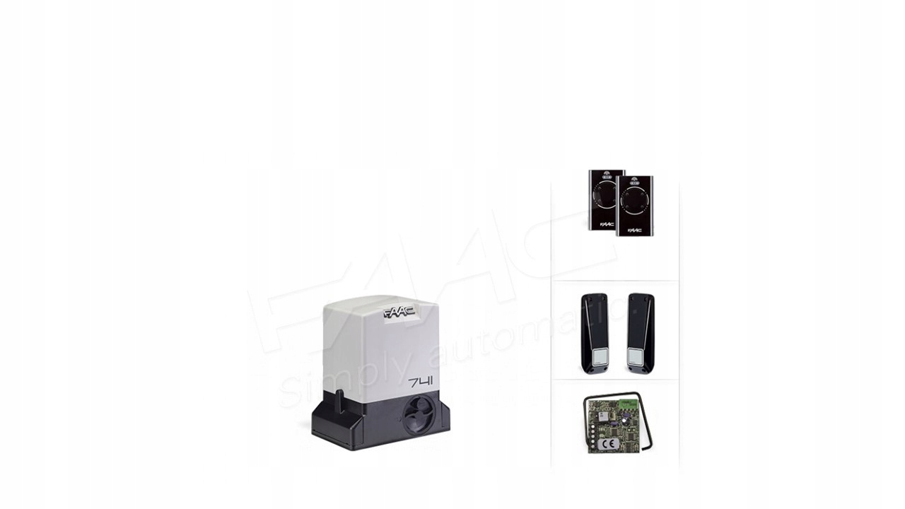 Napęd elektromechaniczny Faac 741 delta 3 do bram przesuwnych