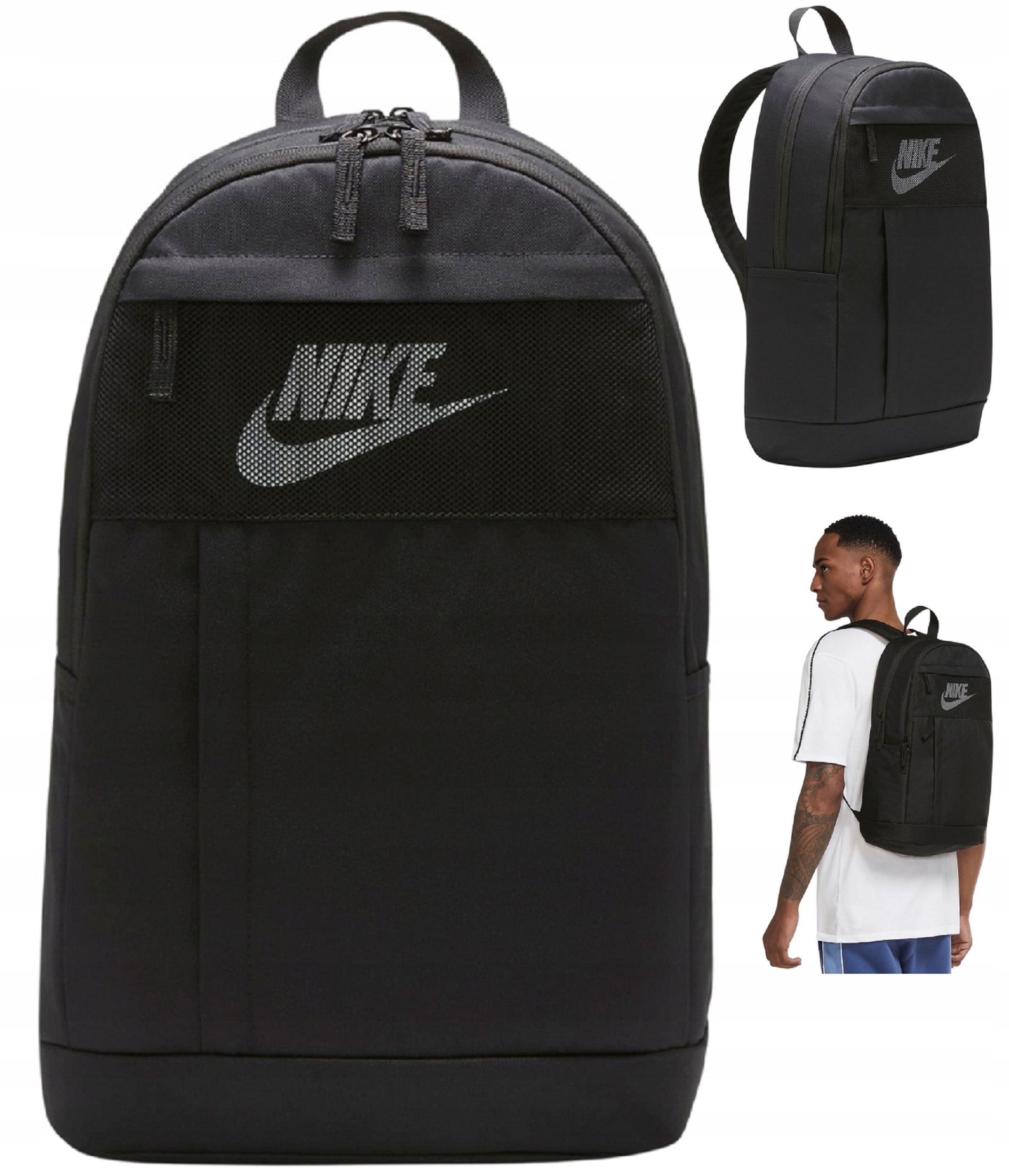 Nike Školní Batoh Pro Mládež A4 Černý Plán Unisex Klasik