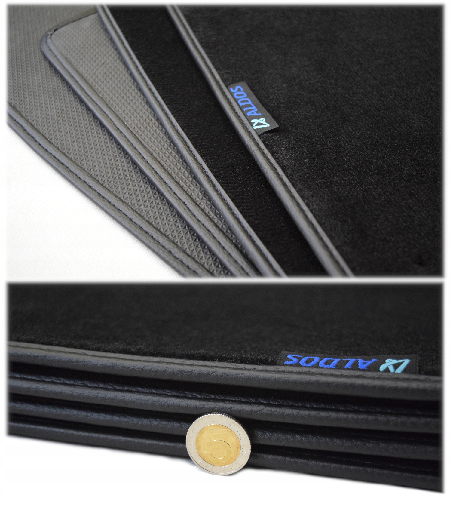 

Bmw E65 01-08r+RZEPY Czarne dywaniki welurowe-Gold