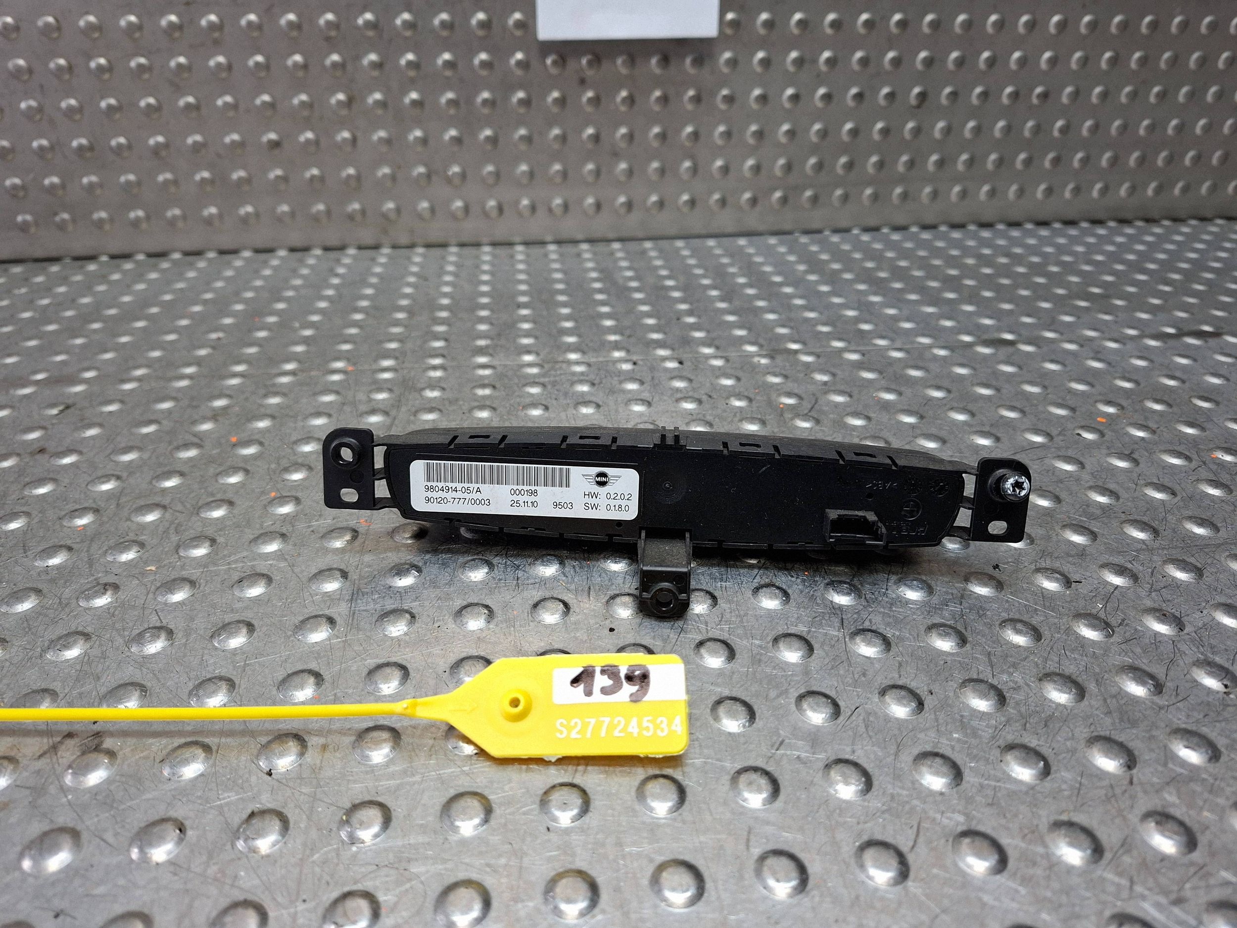 PANEL controls MINI COOPER COUNTRYMAN R60 10- 9804914