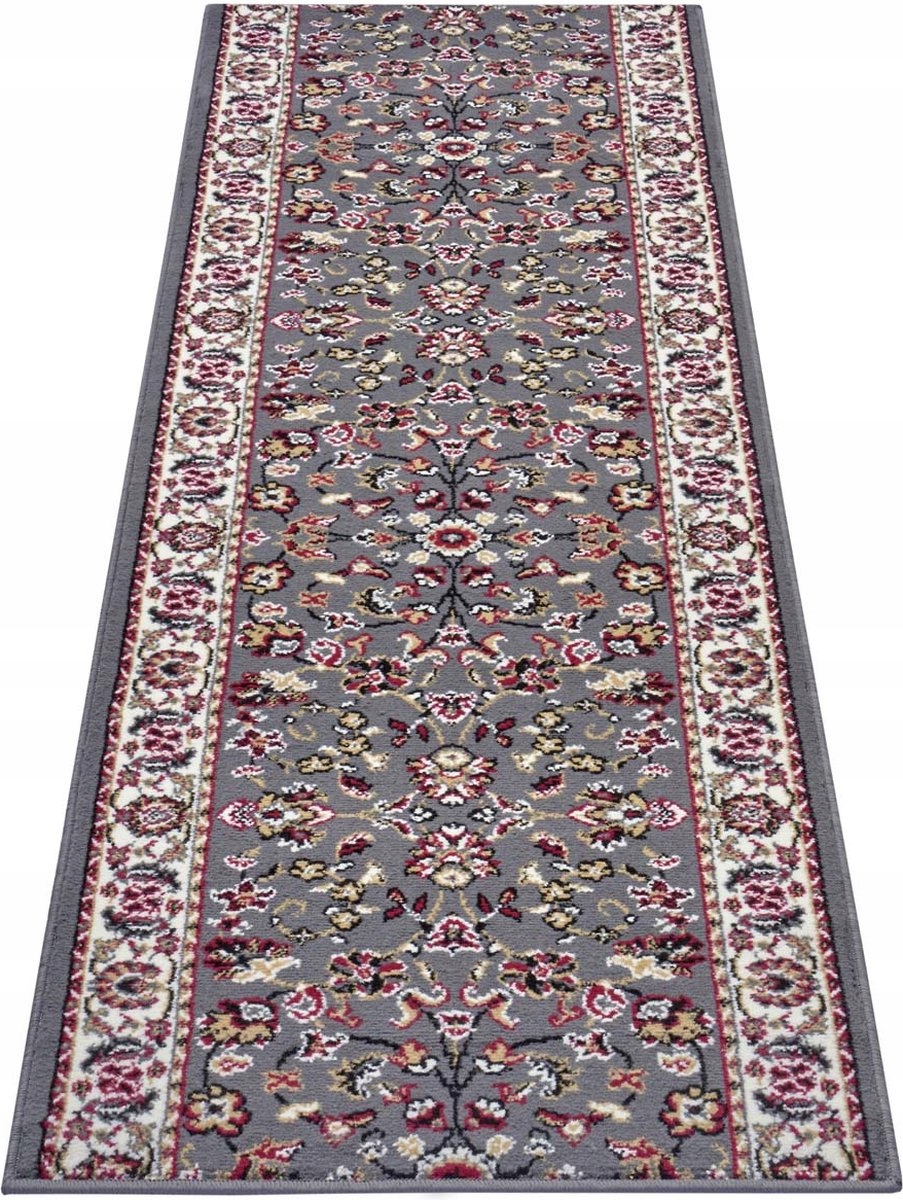 Behúň 80x400 cm na chodbu a predsieň, tradičná červenošedá farba