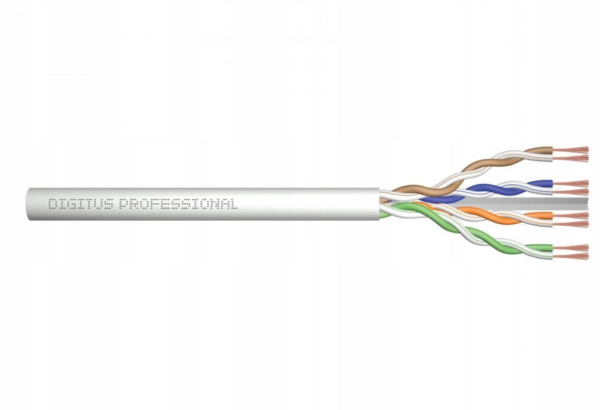 Digitus Kabel teleinformatyczny patchcordowy kat.6, U/utp, linka, Awg 26/7,