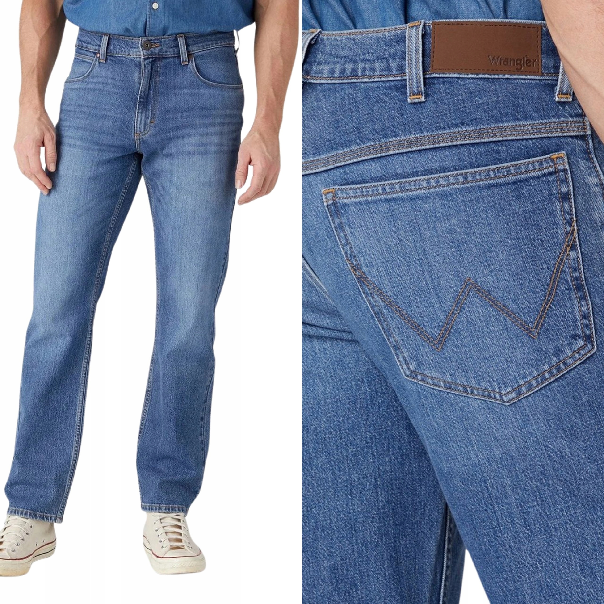 Wrangler kalhoty Blue Dawn regular jeans Straight W33 L34