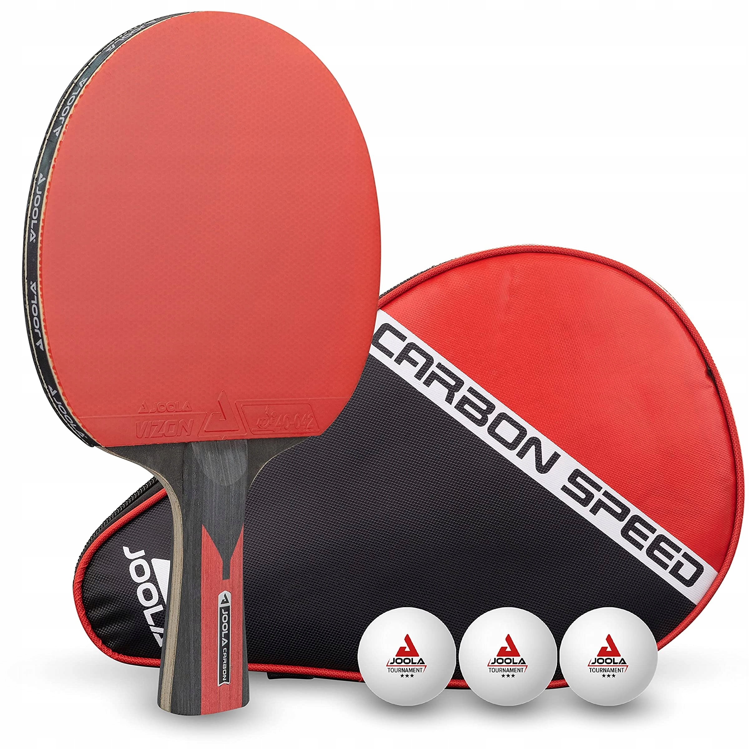 Joola Carbon Speed pálka na stolní tenis obal 3 míčky