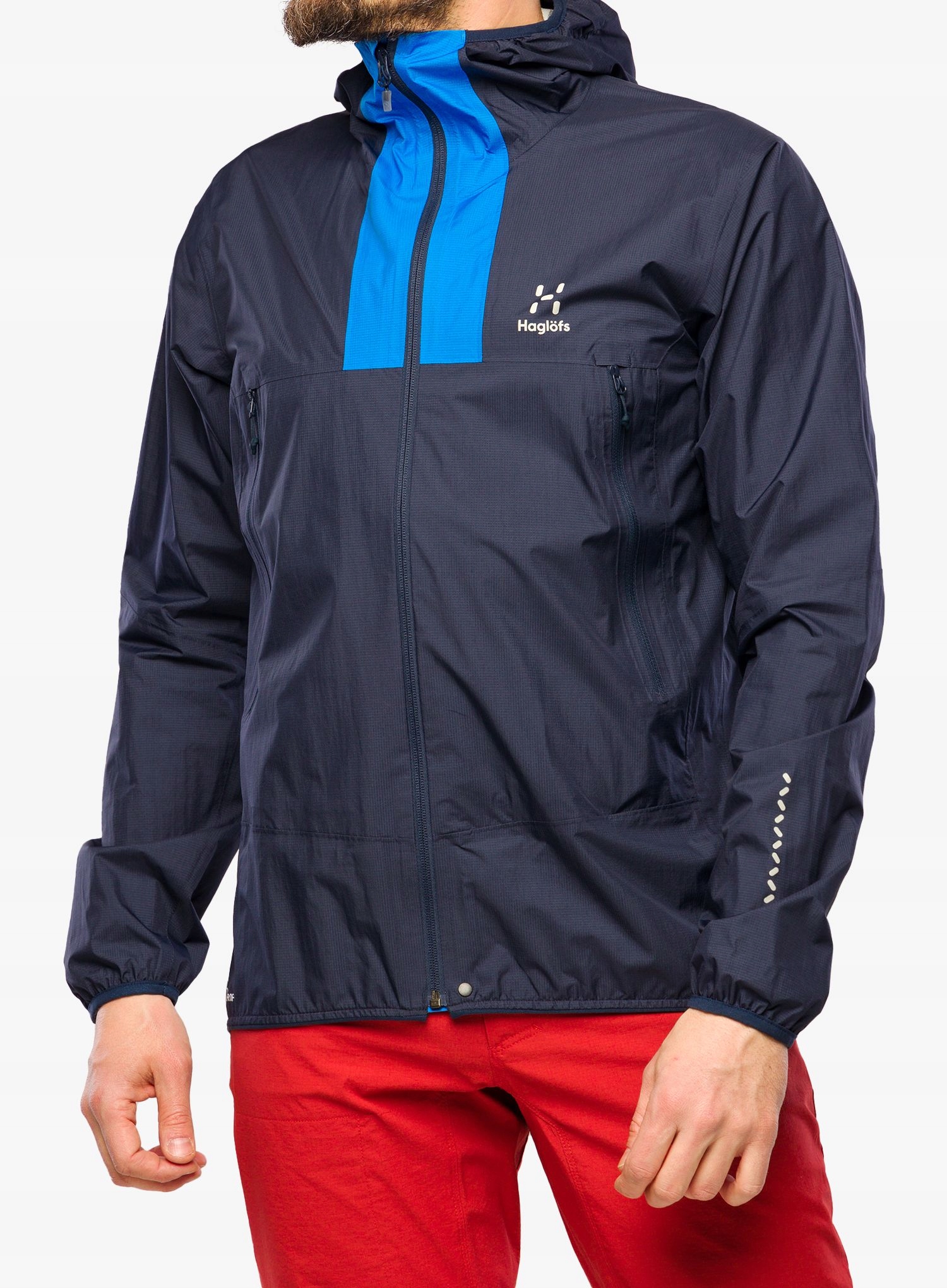 Dešťová bunda Haglofs L.I.M Proof Jacket tarn blue S