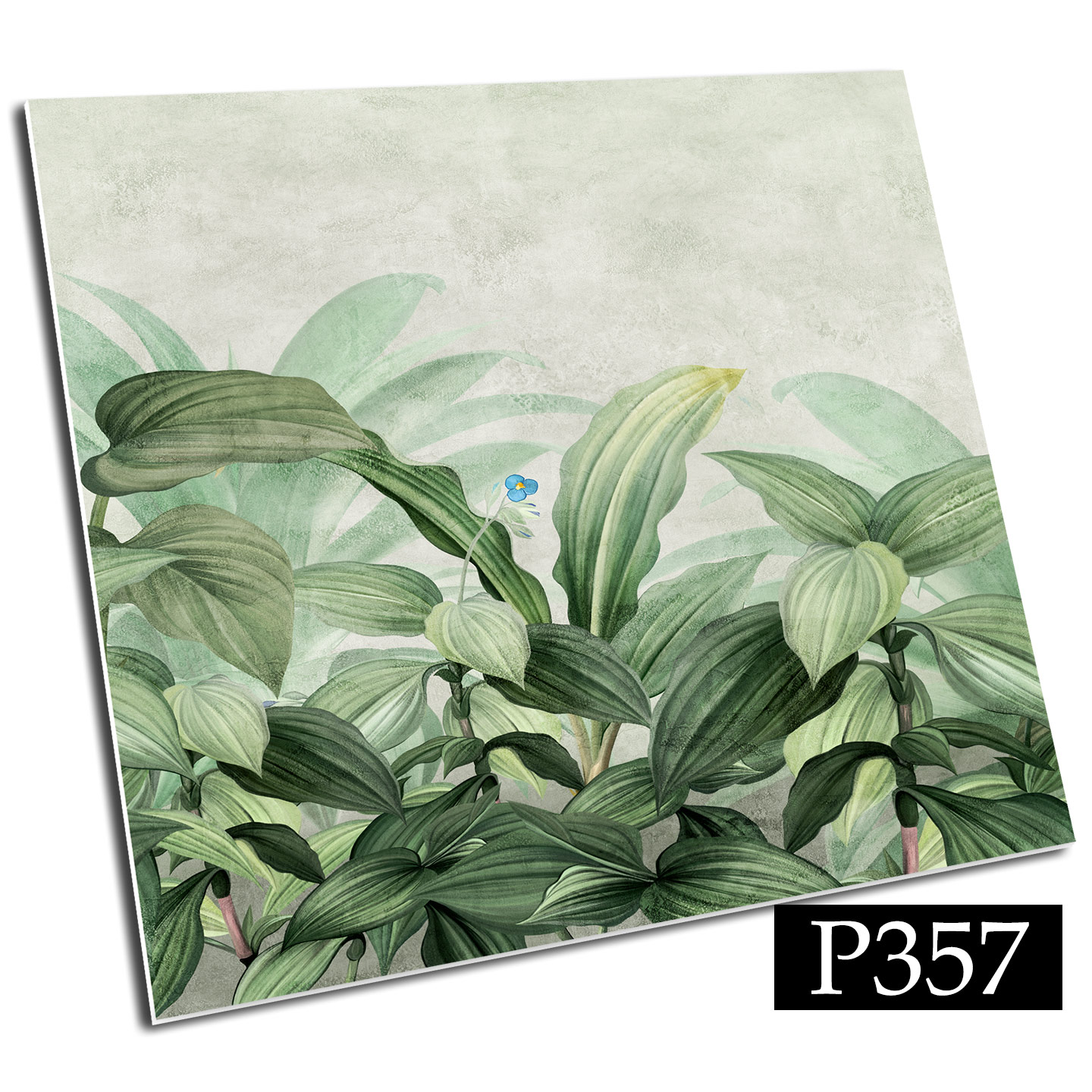 SAMPRZYLEPNE KAFLKI PCV 20x20 cm LIŚCIE DŻUNGLA