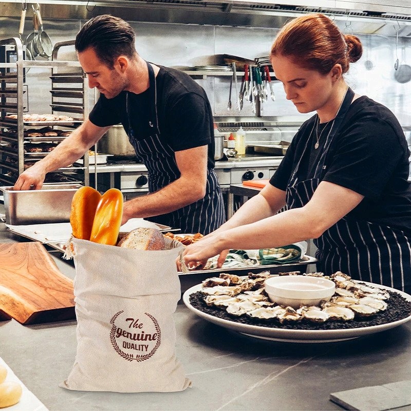 WOREK torba na CHLEB z LNU len PIECZYWO bagietka Rodzaj torba