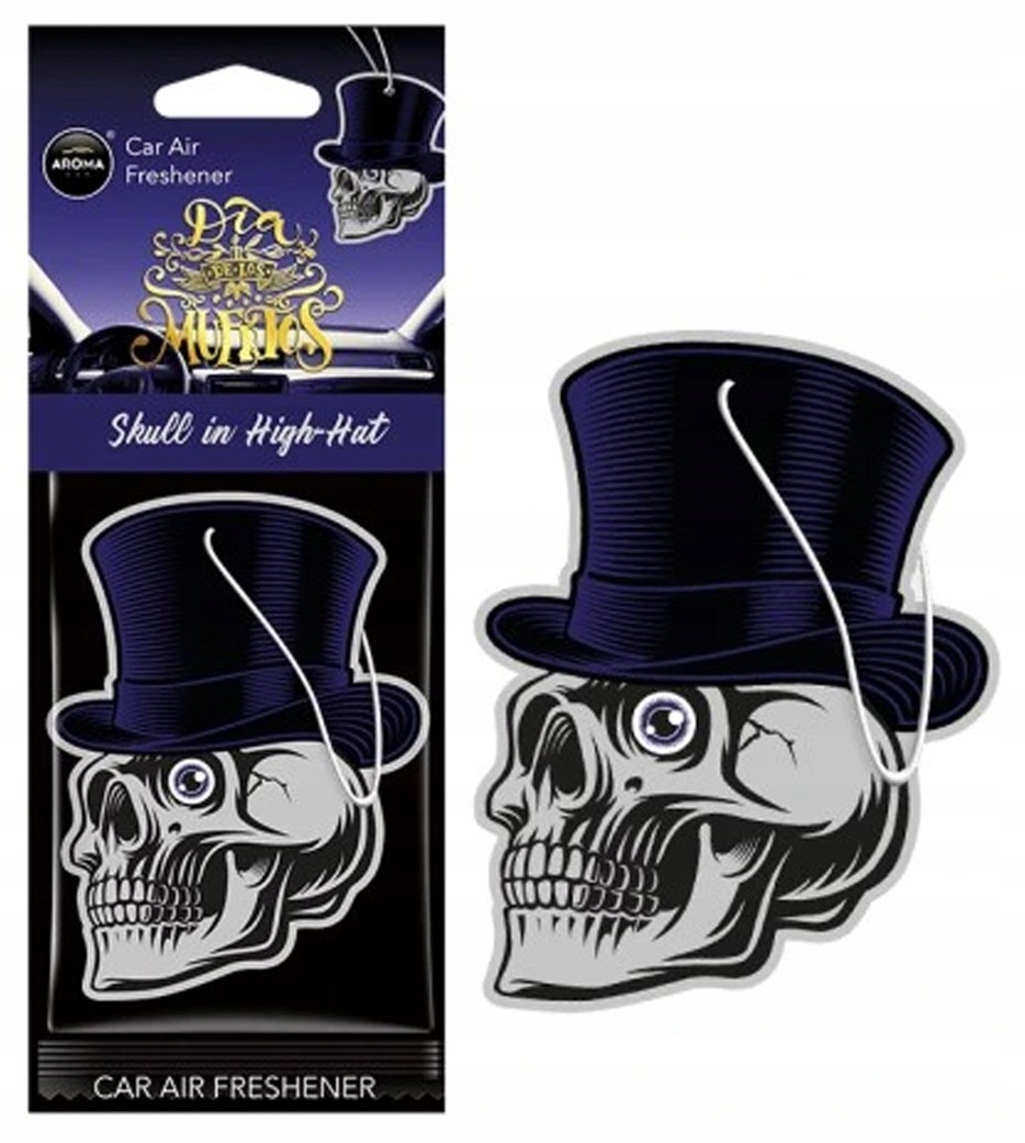 

Zapach do auta Muertos Skull Hat Black Dżentelmen
