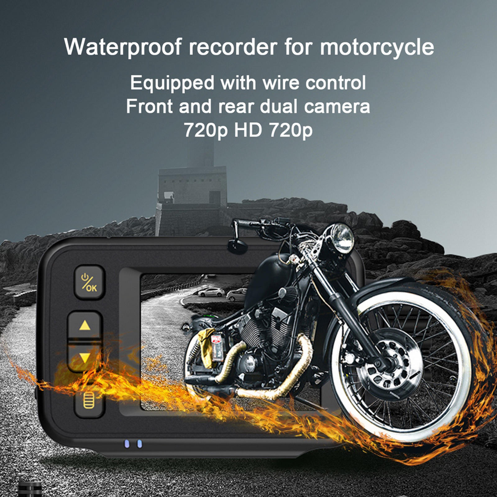 HD 720P Kamera z rejestratorem motocyklowym Kamera EAN 0755324428534