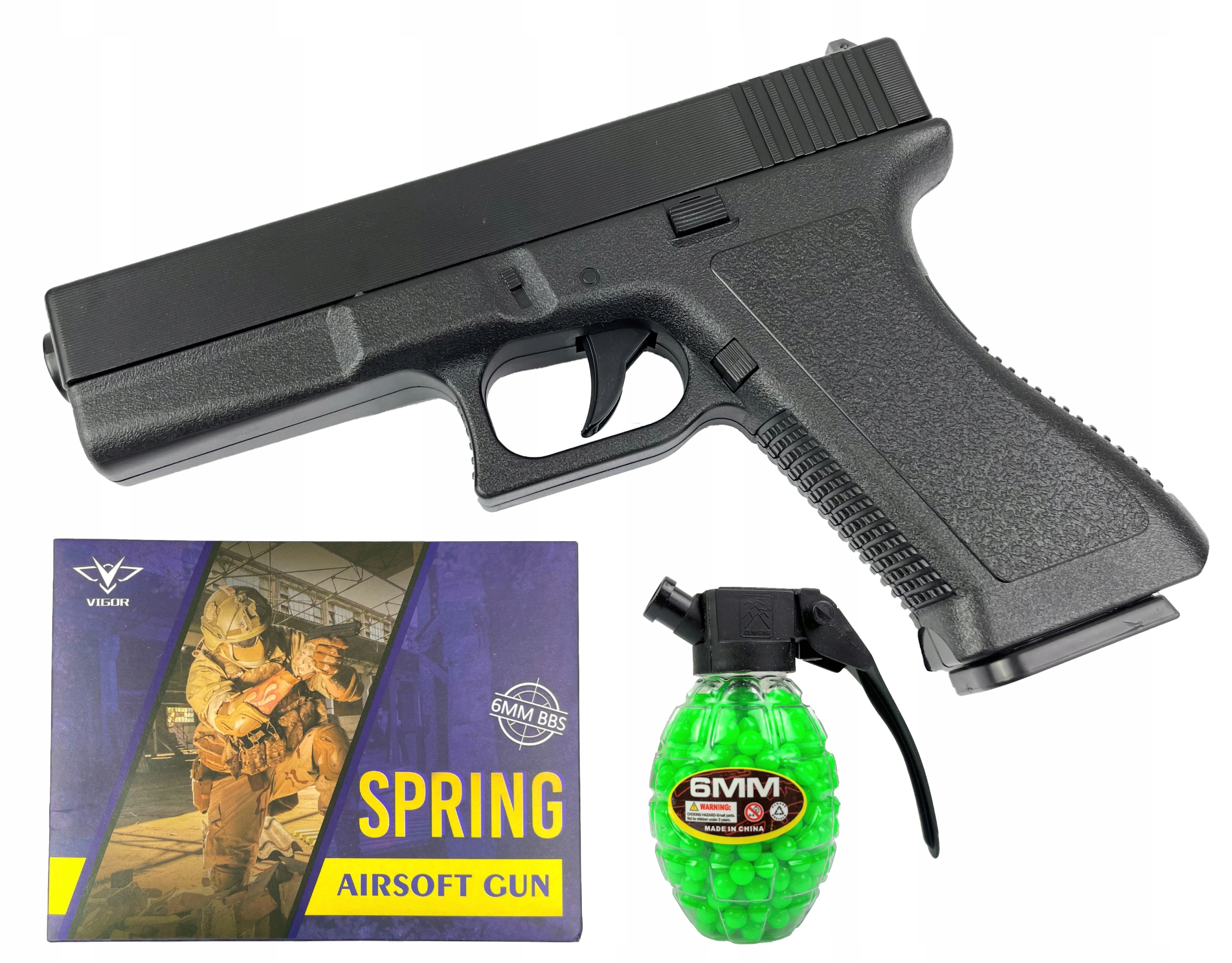 

Pistolet Karabin Na Kulki Glock 17 Asg + 500 Kulek
